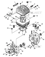 CARTERS MOTEUR AND CYLINDRE TRAIL BOSS W98AA25C (4945314531C007)