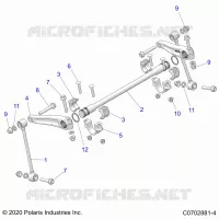 SUSPENSION, FRONT BARRE STABILISATRICE