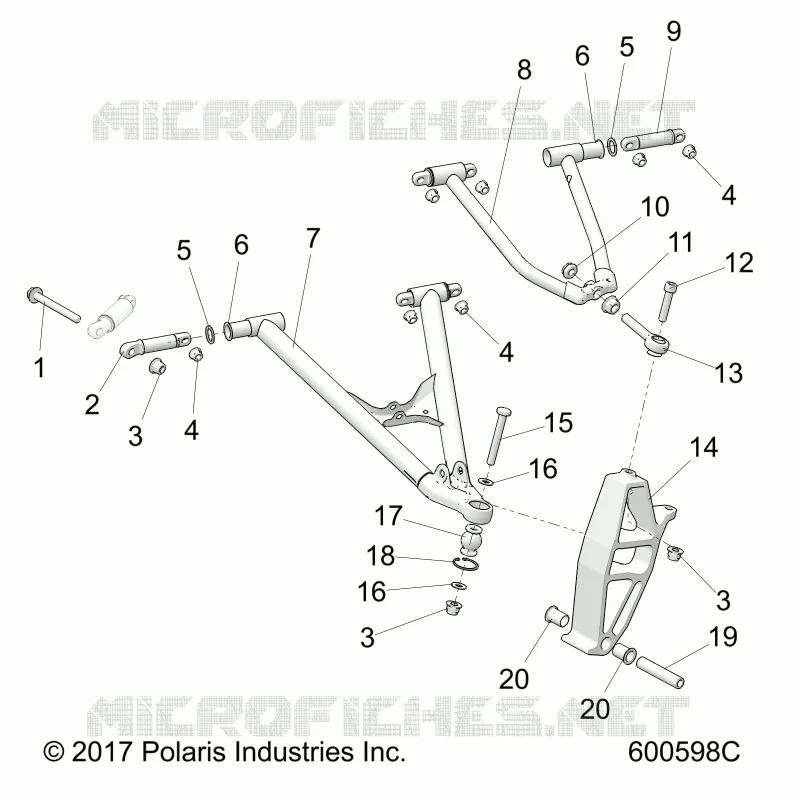 SUSPENSION, CONTROL ARMS AND SPINDLE