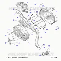 SYSTÃˆME DE TRANSMISSION, CLUTCH COVER AND DUCTING