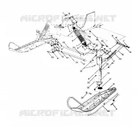 SUSPENSION AVANT AND SKI 500 AND 500 CLASSIC UPDATED 2/90 (4916791679007A)