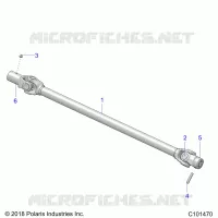 SYSTÃˆME DE TRANSMISSION, PROP SHAFT, FRONT