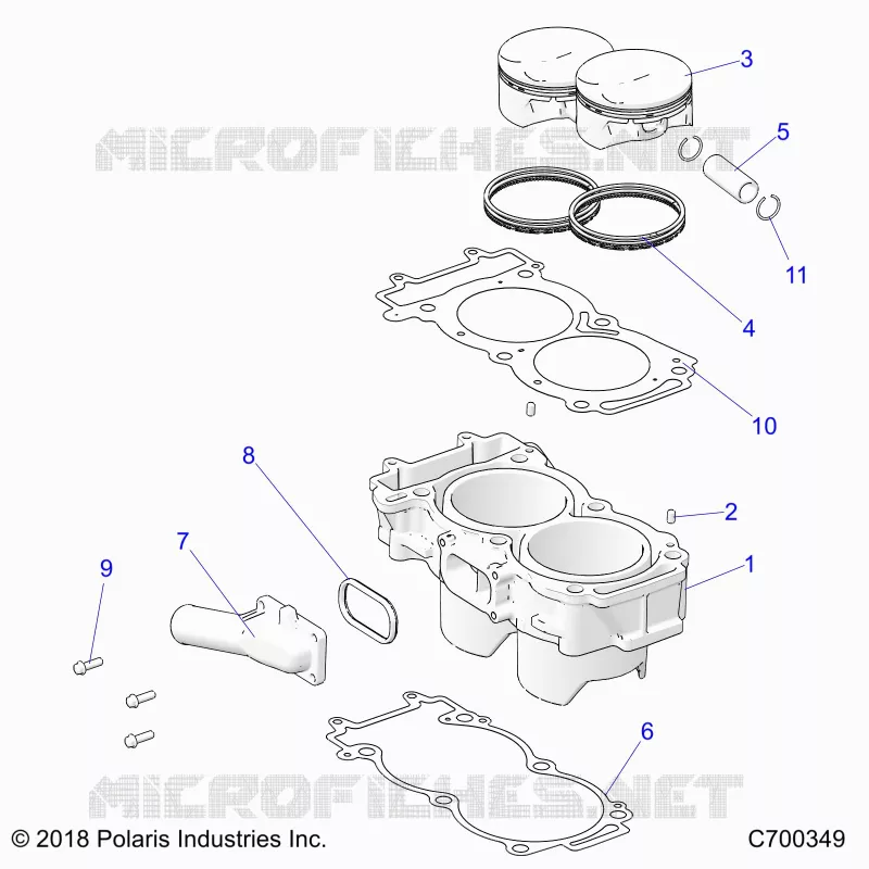 CYLINDRE AND PISTON