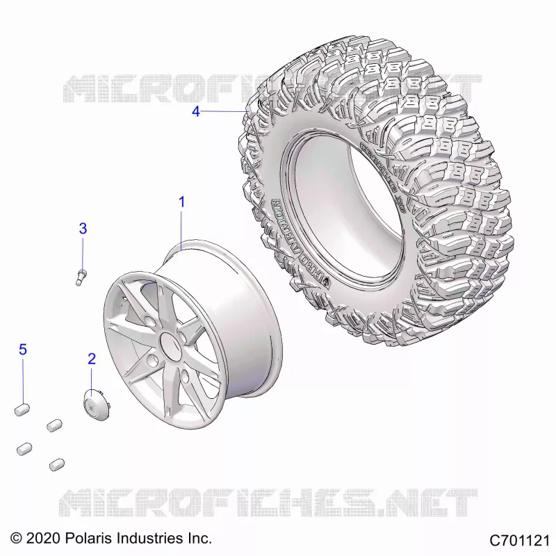 ROUES, REAR