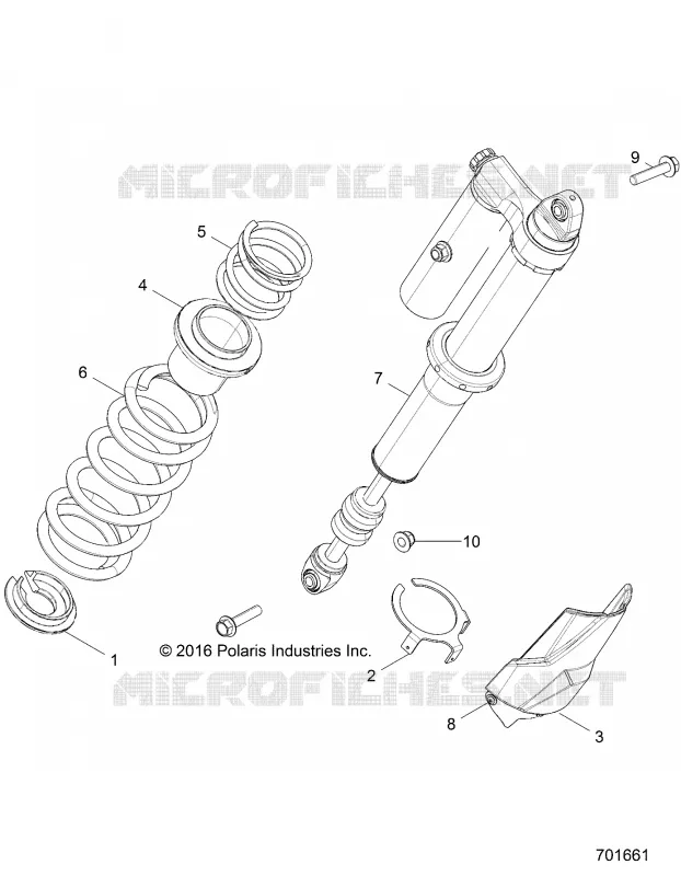 SUSPENSION, AMORTISSEUR ARRIERE MOUNTING