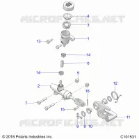 BRAKES, BRAKE PEDAL AND MAITRE CYLINDRE