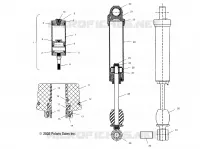 AMORTISSEUR (REAR TRACK)(M-10)