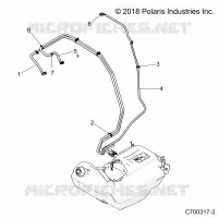 BODY, CARBURANT LINES, STD. 