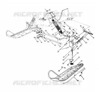 SUSPENSION AVANT AND SKI 500 AND 500 CLASSIC UPDATED 2/90 (4916791679007A)