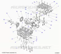 ENGINE, CRANKCASE, VILEBREQUIN
