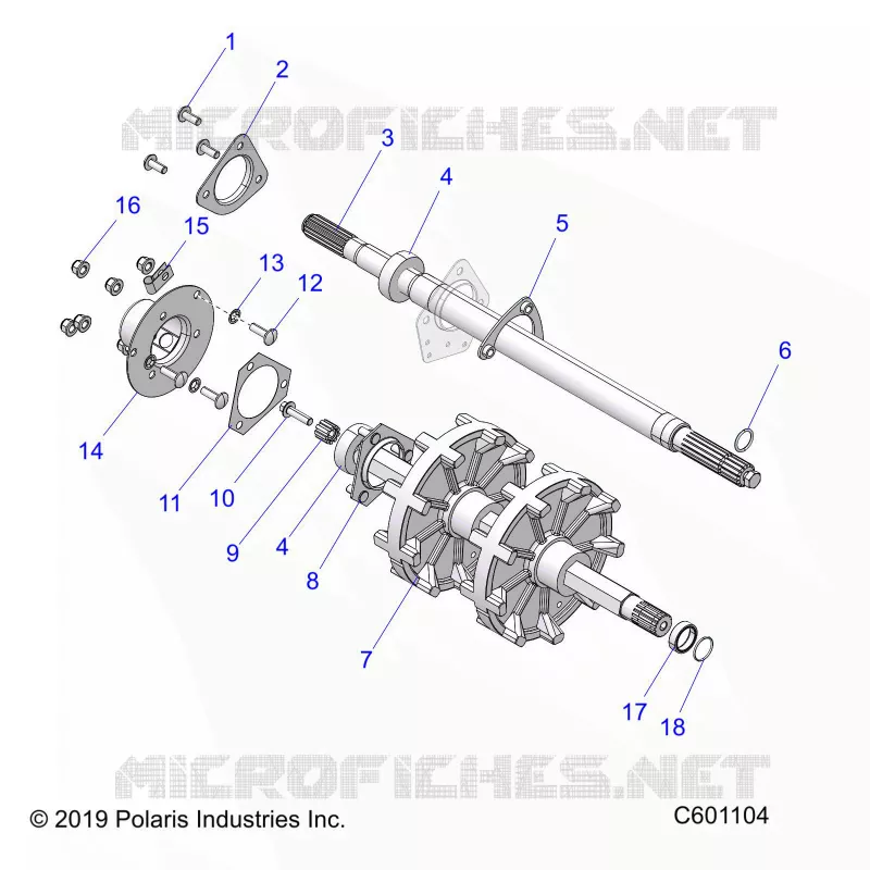 DRIVE TRAIN, JACKSHAFT AND ARBRE DE TRANSMISSION