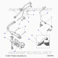 SYSTÃˆME D'ALIMENTATION, RAIL, LINES AND THROTTLE BODY
