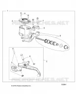 FREIN AVANT BRAKE LEVER AND MASTER CYLINDER (FROM 7/24/16)