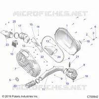 SYSTÃˆME DE TRANSMISSION, CLUTCH COVER AND DUCTING