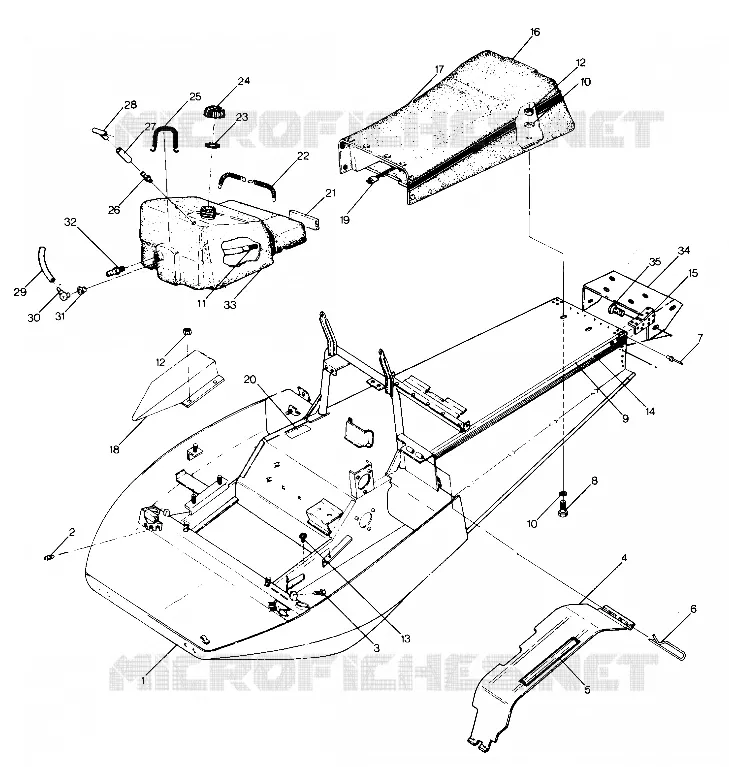 CHASSIS AND SIEGE LTR/STARTRAK (4914141414001A)