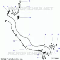 SYSTÃˆME DE TRANSMISSION, GEAR SELECTOR AND THROTTLE CABLE