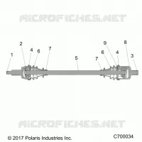 SYSTÃˆME DE TRANSMISSION, FRONT HALF SHAFT
