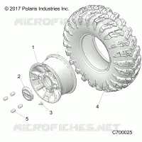OPT, BLACK, ALUMINUM ROUE AVANTS