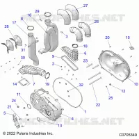 SYSTÃˆME DE TRANSMISSION, CLUTCH COVER AND DUCTING