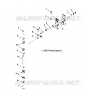 SUSPENSION ARRIERE, BARRE DE TORSION