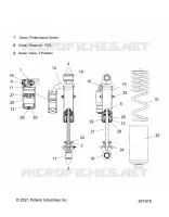 SUSPENSION, AMORTISSEUR AVANT TRACK