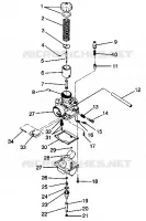 CARBURATEUR 440 0942760 and 440 SKS 0942560 (4925072507034A)