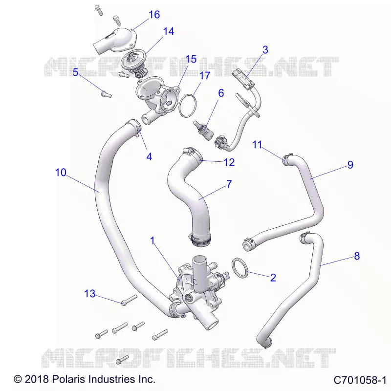 MOTEUR, WATERPUMP AND BYPASS