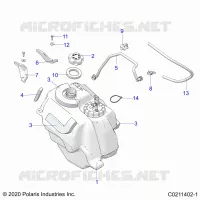 SYSTÃˆME D'ALIMENTATION, FUEL TANK ASM.