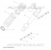 SUSPENSION ARRIERE SUPPORT AMORTISSEUR 