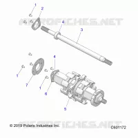 DRIVE TRAIN, JACKSHAFT AND ARBRE DE TRANSMISSION