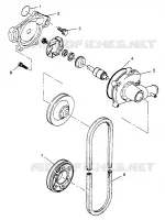 POMPE A EAU XLT 0970756, XLT SKS 0970556, and XLT RMK 0970956 (4937693769C014)
