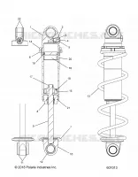 AMORTISSEUR AVANT (CLEAR COIL OVER)