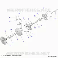 SYSTEME DE TRANSMISSION, PRIMARY CLUTCH