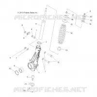 SUSPENSION, JAMBE DE FORCE AVANT