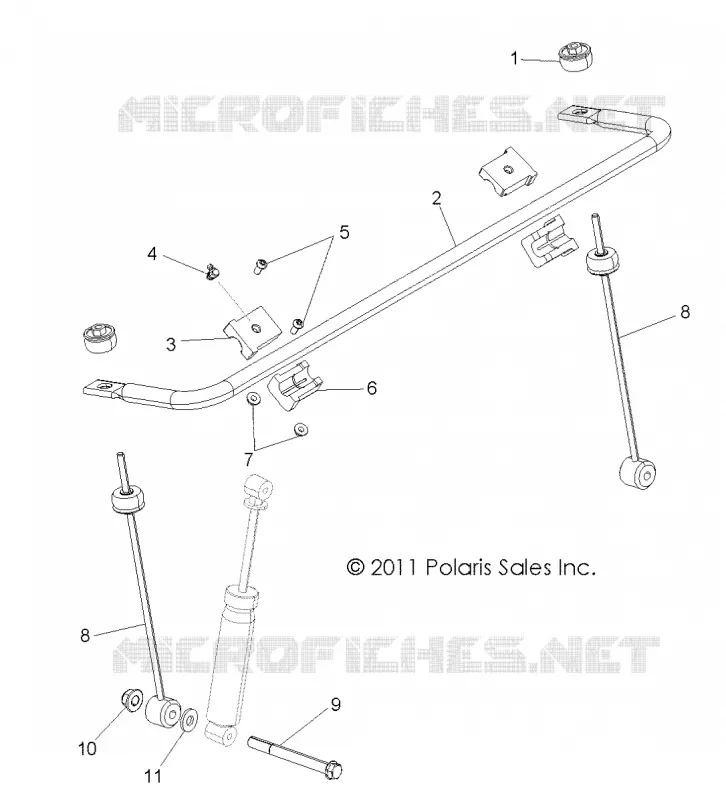 BARRE STABILISATRICE, FRONT