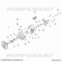 SYSTÃˆME DE TRANSMISSION, PRIMARY CLUTCH