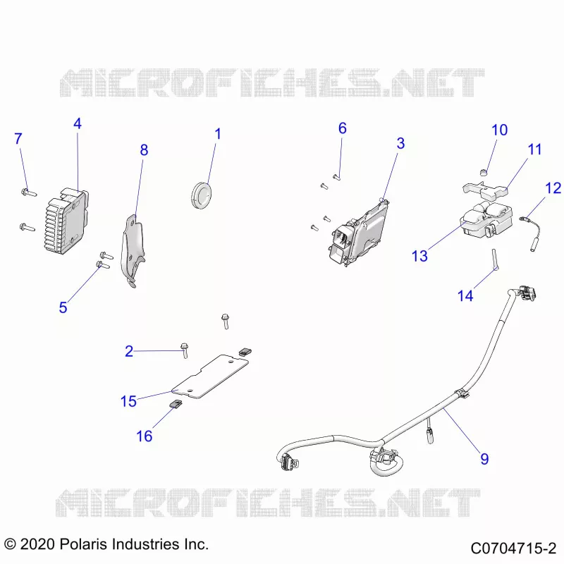 ELECTRICITE, HARNESS COMPONENTS AND RELATED- Z23ASA87A2(C704715-2)