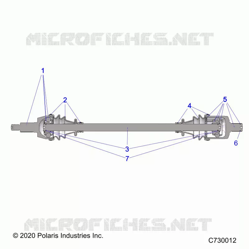 SYSTÃˆME DE TRANSMISSION, FRONT HALF SHAFT