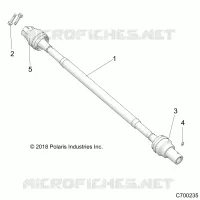 SYSTÃˆME DE TRANSMISSION, REAR PROP SHAFT
