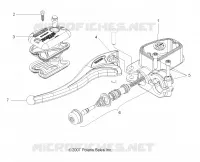 FREIN AVANT FREIN LEVER and LH MAITRE CYLINDRE
