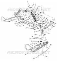 SUSPENSION AVANT AND SKI TRAIL/0930761 AND  TRAIL DELUXE/0930243 (4923222322013A)