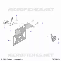 ELECTRICITE, HORN, AND LICENSE PLATE LIGHT