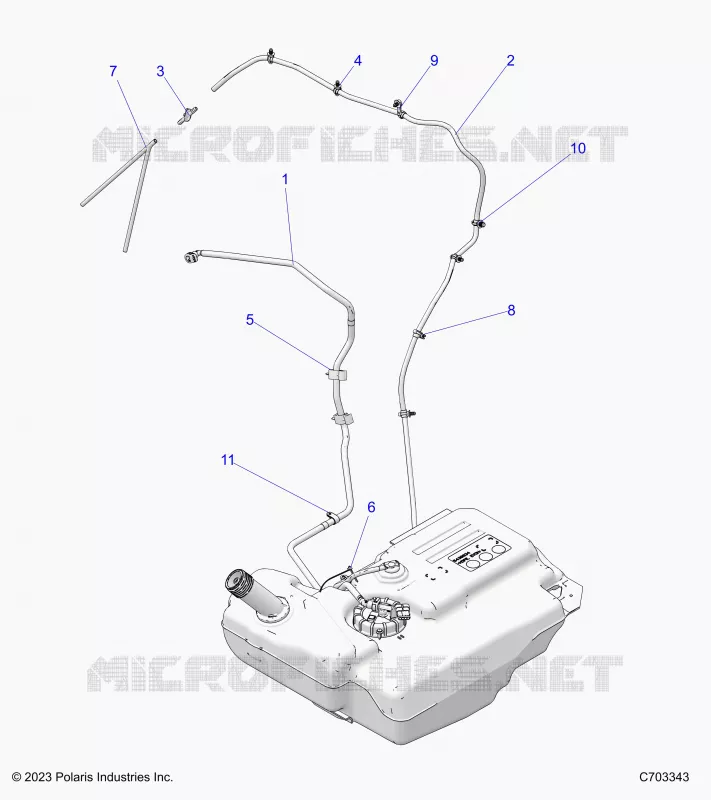CARBURANT SYTEMS, CARBURANT LINES, STD.