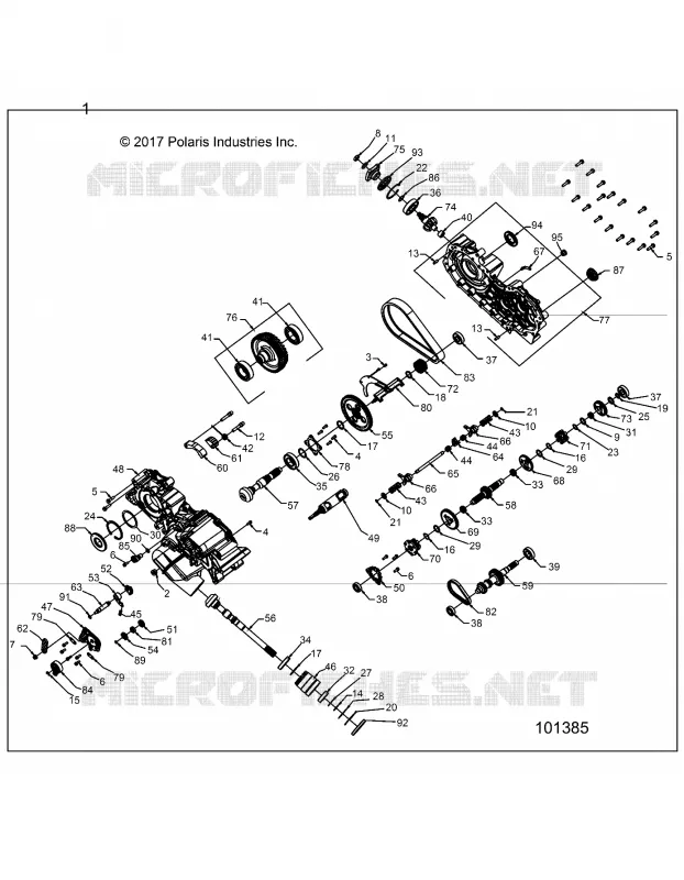 SYSTÃˆME DE TRANSMISSION, MAIN GEARCASE
