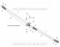 DRIVE TRAIN, FRONT ARBRE DE TRANSMISSION