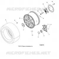 ROUES, REAR AND HUB