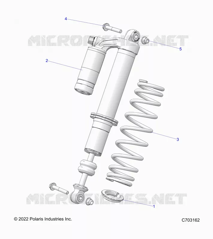 SUSPENSION, AMORTISSEUR AVANT MOUNTING