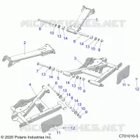 SUSPENSION ARRIERE CONTROL ARMS