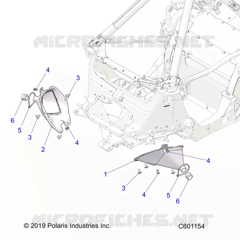 CHASSIS, TIE ROD BOOT ASM.