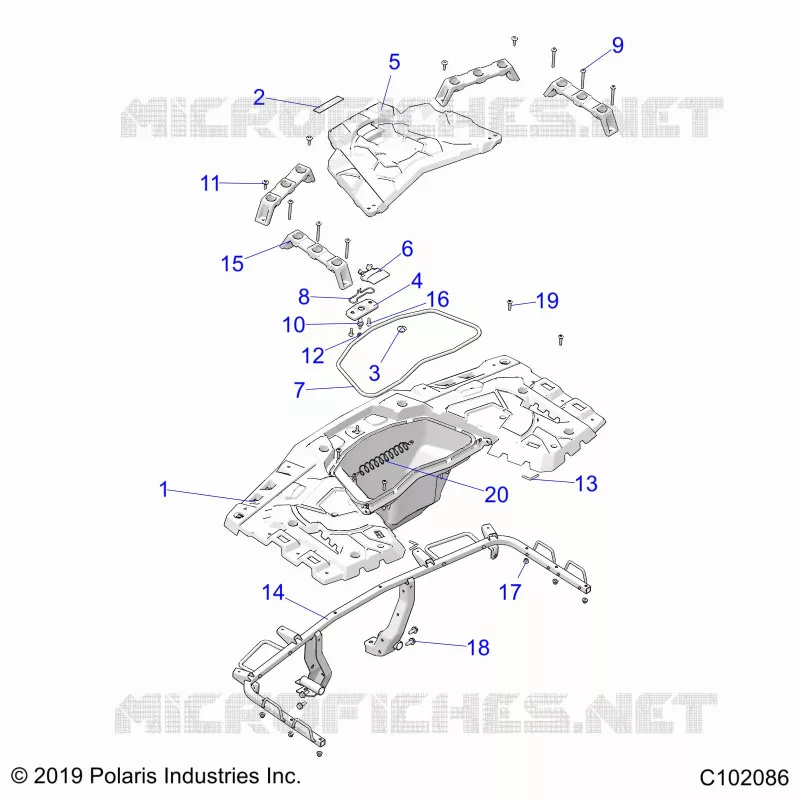 CARROSSERIE ARRIERE RACK